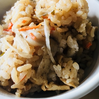 無添加！うどん屋さんが作る炊き込みご飯♪